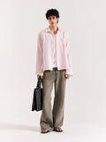 Blue Linen Relaxed Shirt