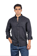 100% Linen Black Shirt